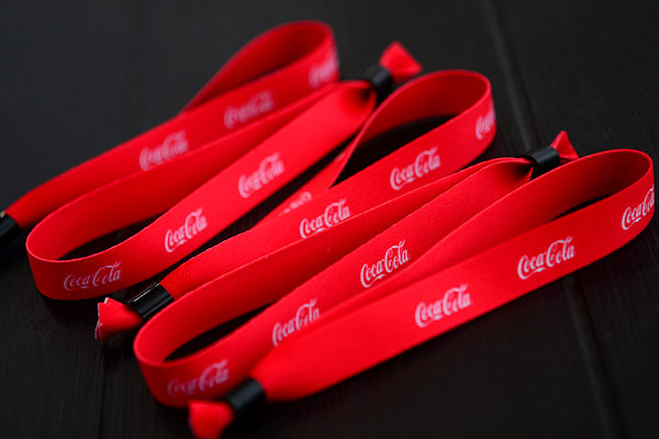 Full-color printed wristbands